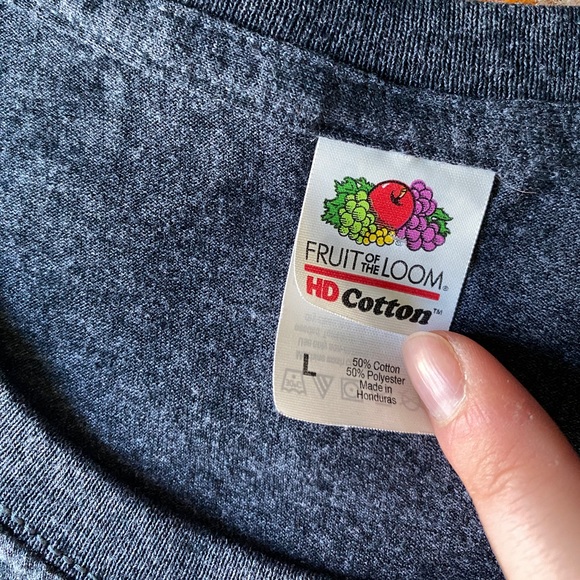 Gildan Louisiana graphic tee souvenir shirt gray large - Picture 3 of 5